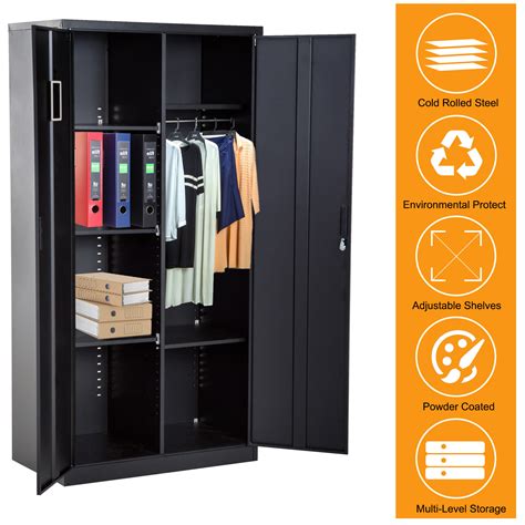 custom steel cabinet wardrobe|metal cabinet for hanging clothes.